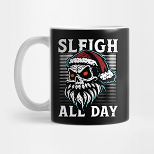 Santa Skull Sleigh All Day Mug